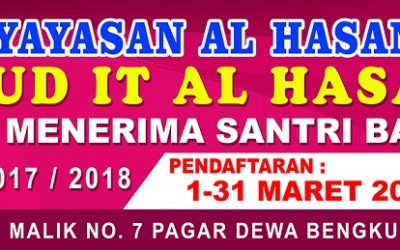 PSB PAUD IT Al Hasanah TP. 2017/2018